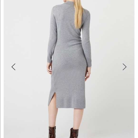 Hobbs London grey wool sweater dress - Picture 5 of 5